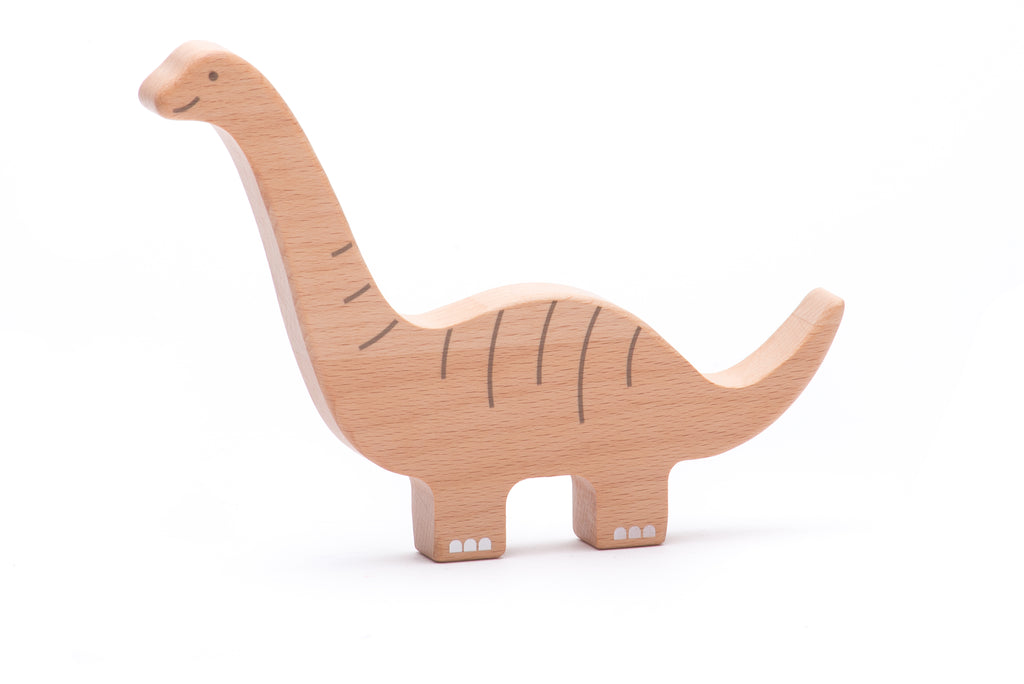 Set de Dinosaurios de Madera - 10 Figuras | BAJO WOODEN TOYS