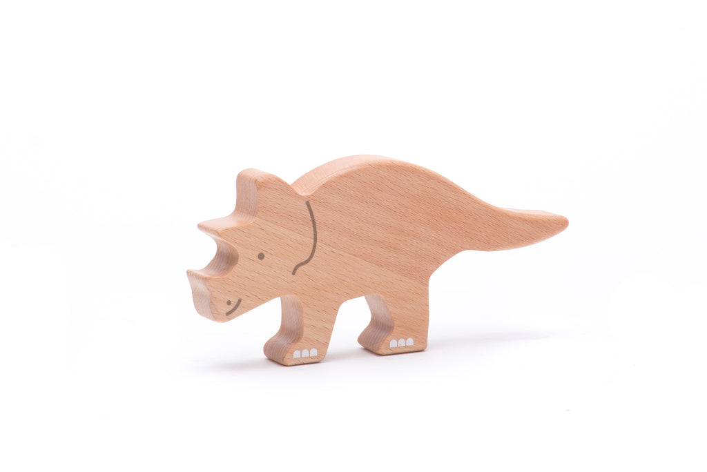 Set de Dinosaurios de Madera - 10 Figuras | BAJO WOODEN TOYS
