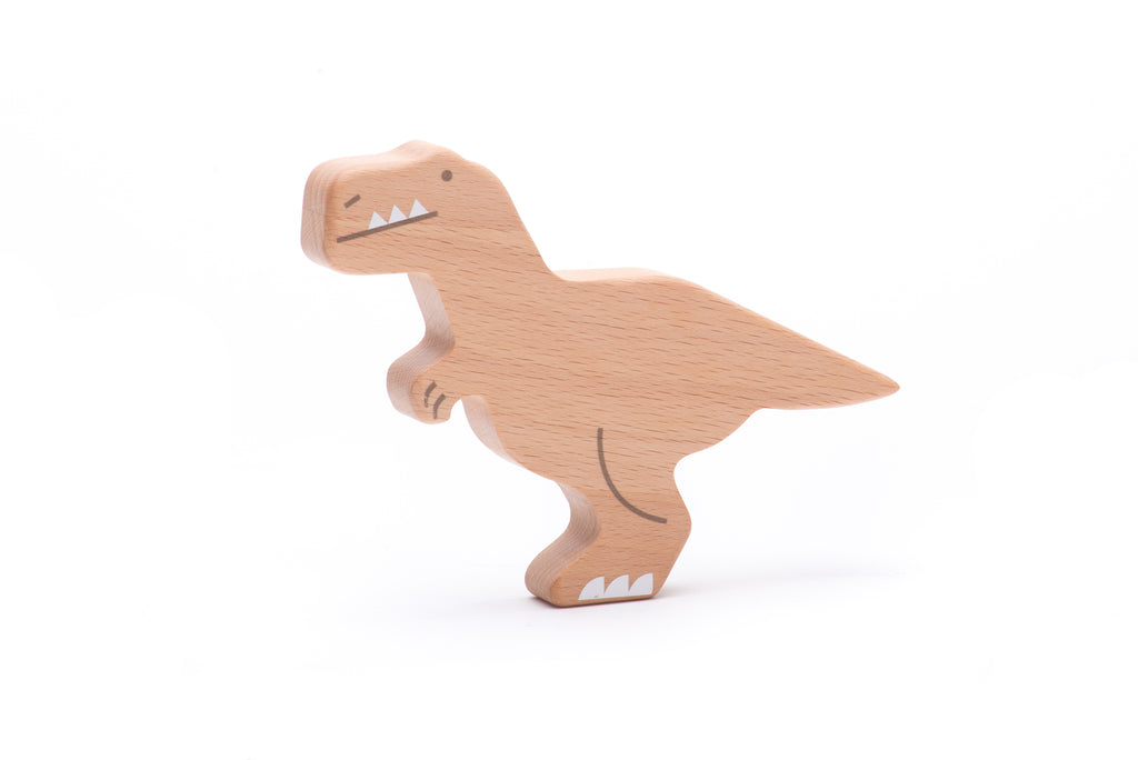 Set de Dinosaurios de Madera - 10 Figuras | BAJO WOODEN TOYS
