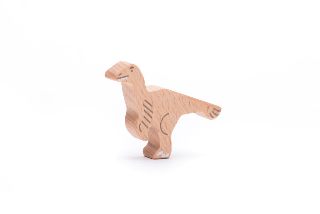 Set de Dinosaurios de Madera - 10 Figuras | BAJO WOODEN TOYS