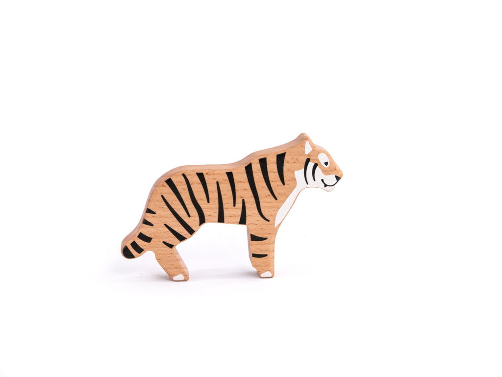 Set de Animales Salvajes de Madera - 11 Figuras | BAJO WOODEN TOYS