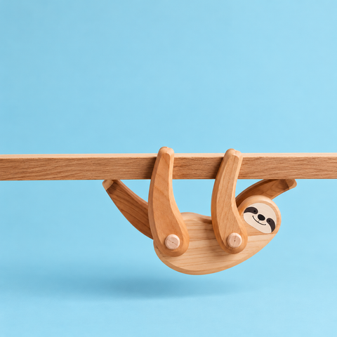Colección Animales Articulados: Perezoso | BAJO WOODEN TOYS