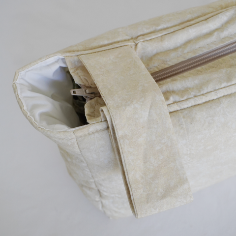 Bolso de Coche M Beige Flores