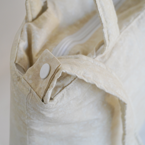 Bolso de Coche XL Flores Beige