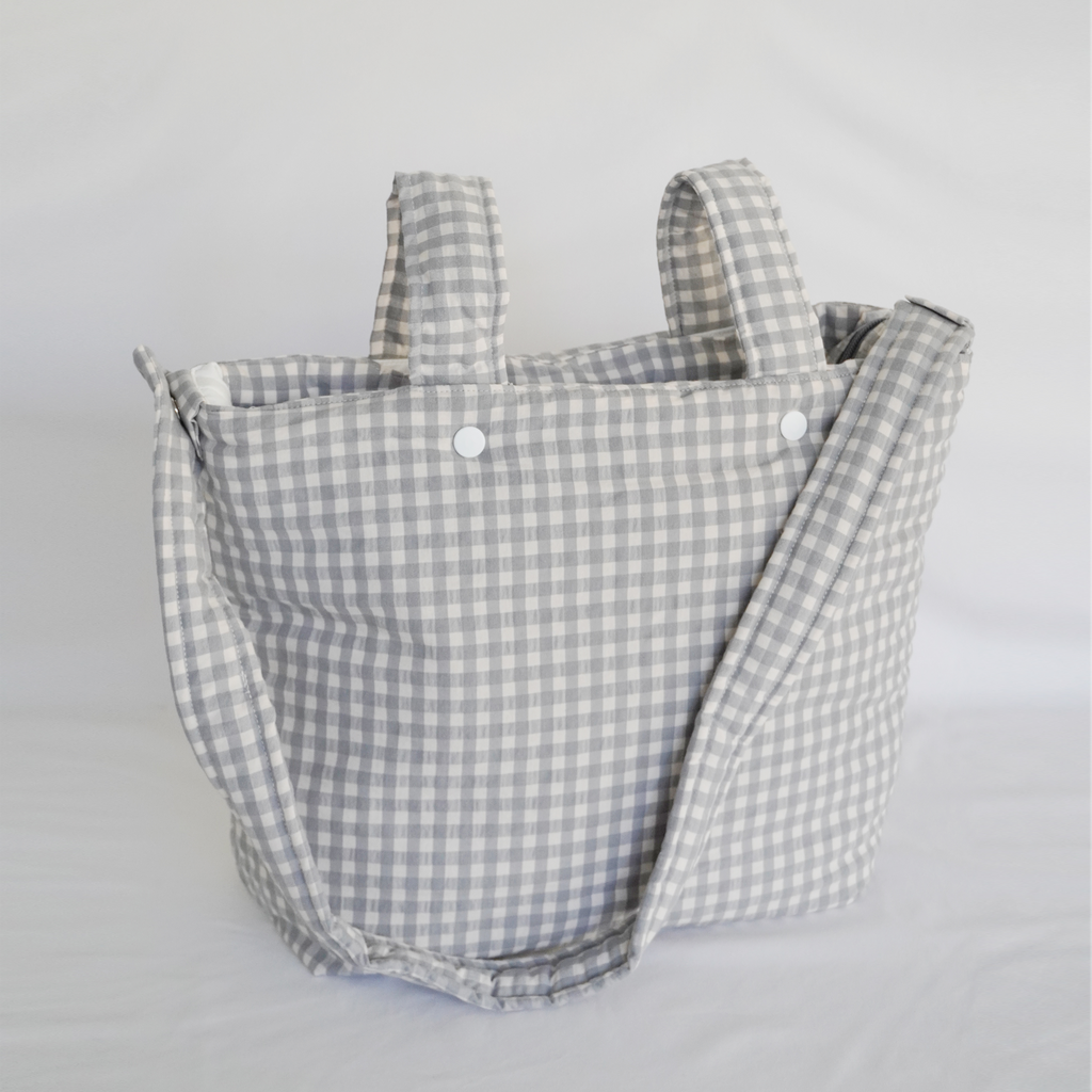 Bolso de Coche XL Vichy Gris