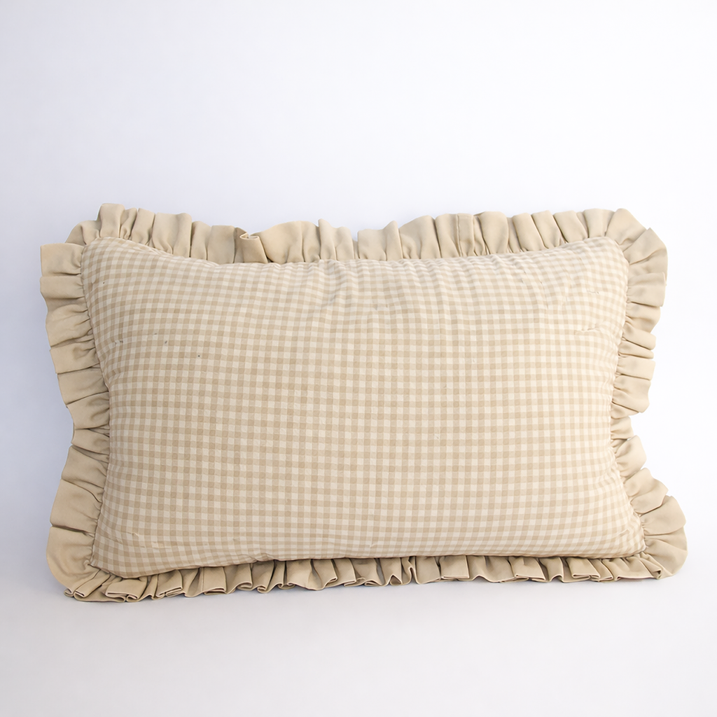 Cojín vuelos - Vichy beige