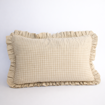 Cojín vuelos - Vichy beige