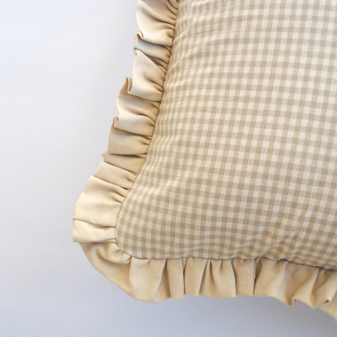 Cojín vuelos - Vichy beige