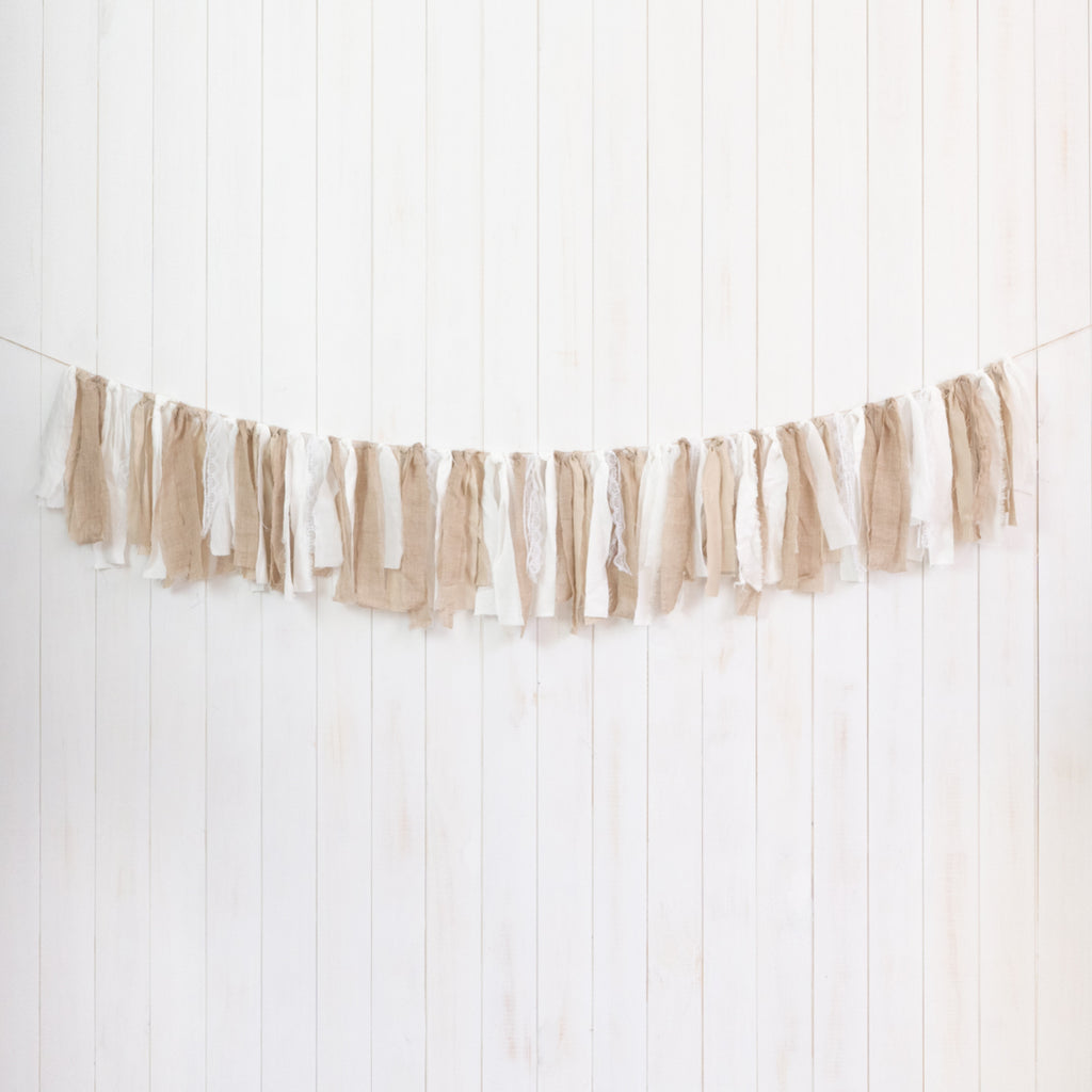 Pack Decoracion XL Primera Comunión Arpillera Beige