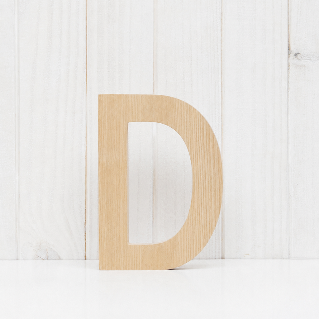 Letra de madera (pino)