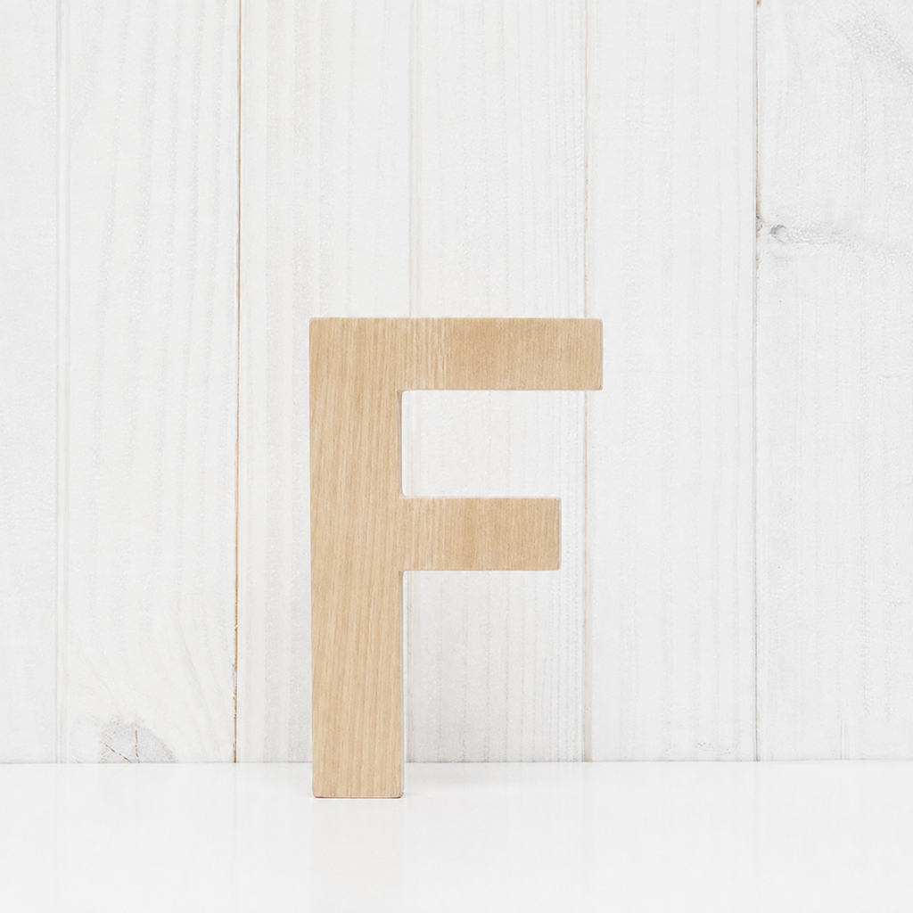 Letra de madera (pino)