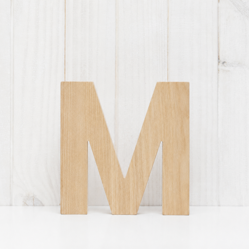 Letra de madera (pino)