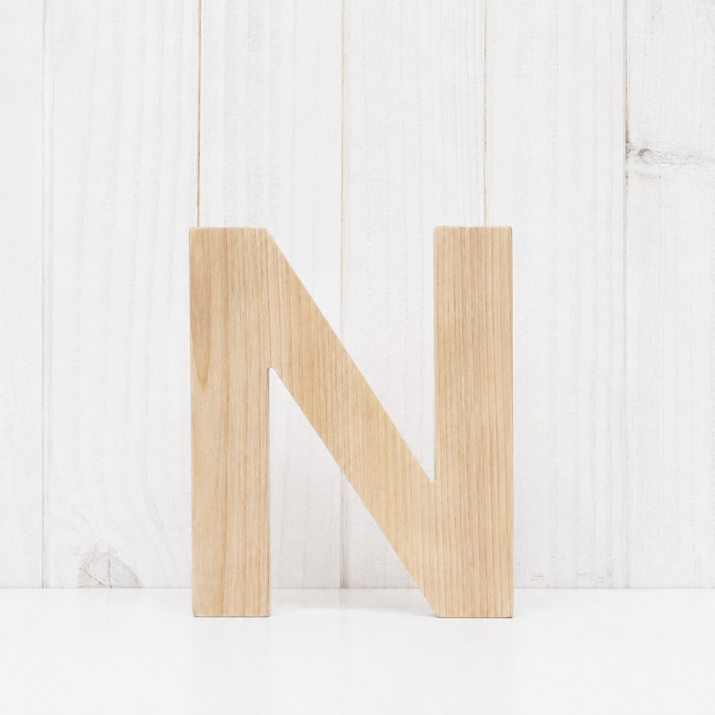 Letra de madera (pino)