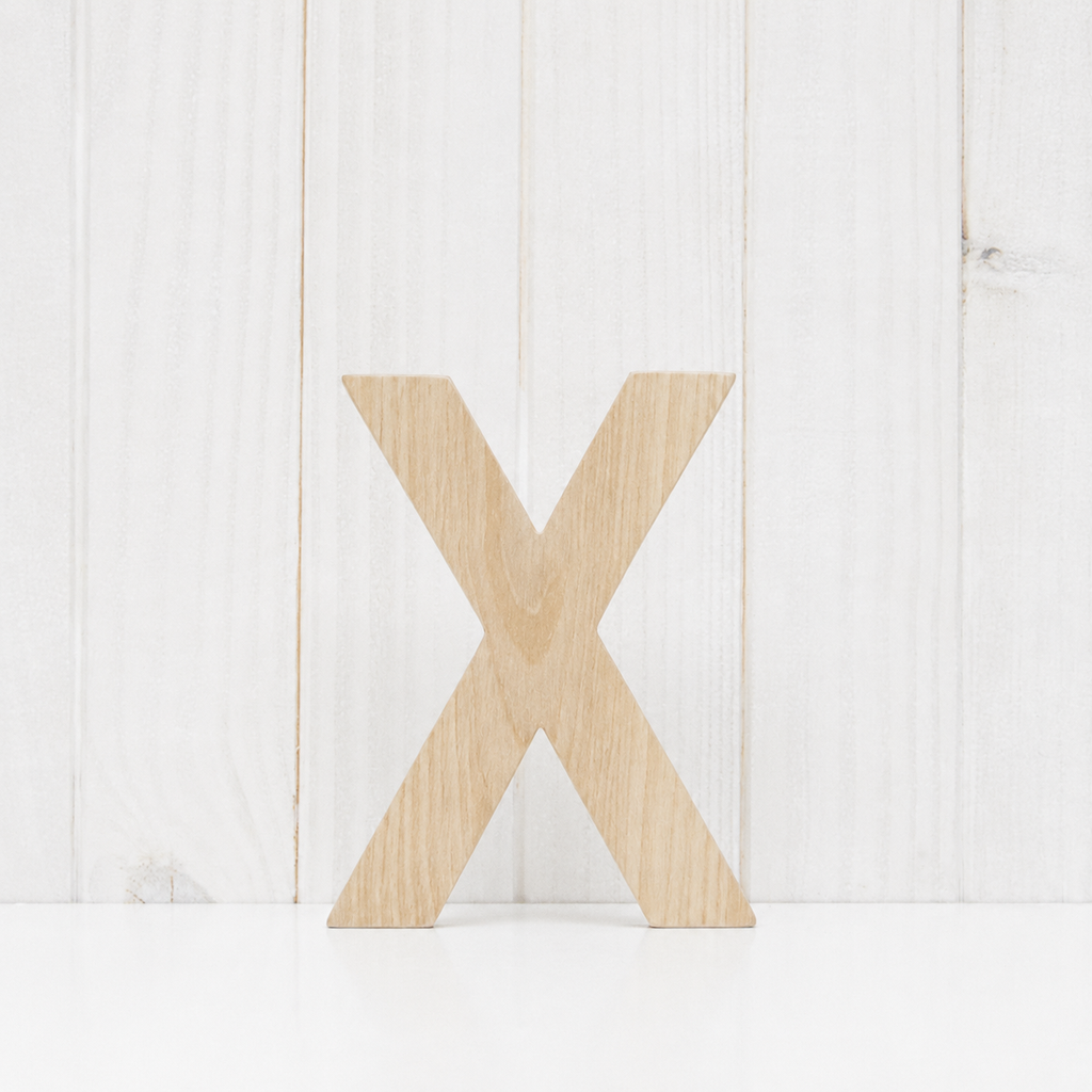 Letra de madera (pino)