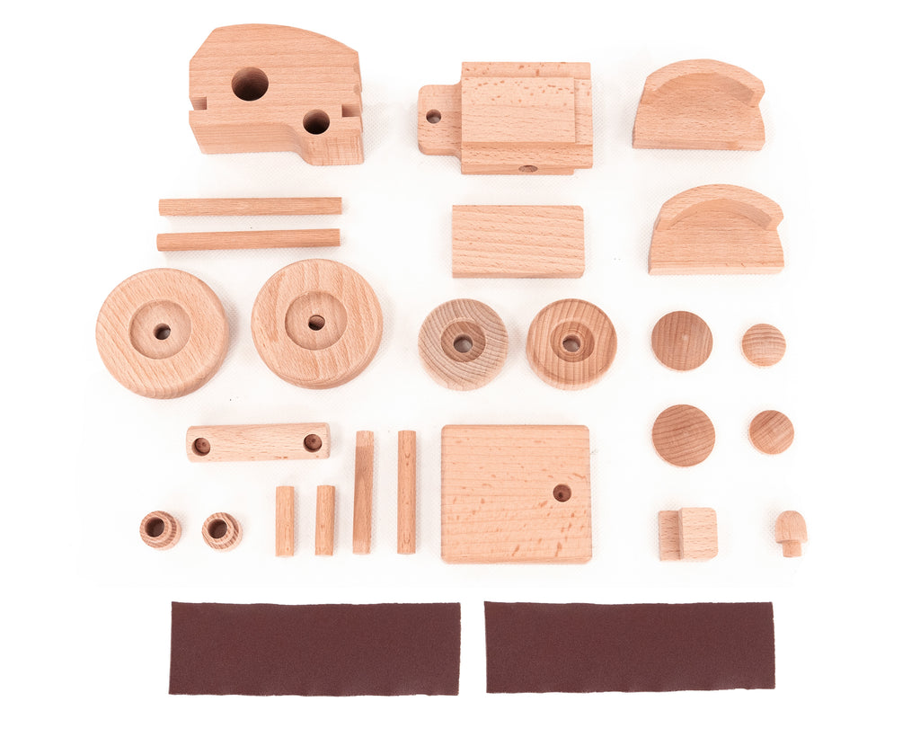 Tractor de Madera para Armar DIY | BAJO WOODEN TOYS