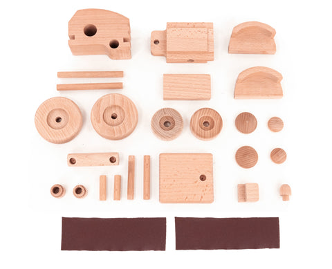 Tractor de Madera para Armar DIY | BAJO WOODEN TOYS