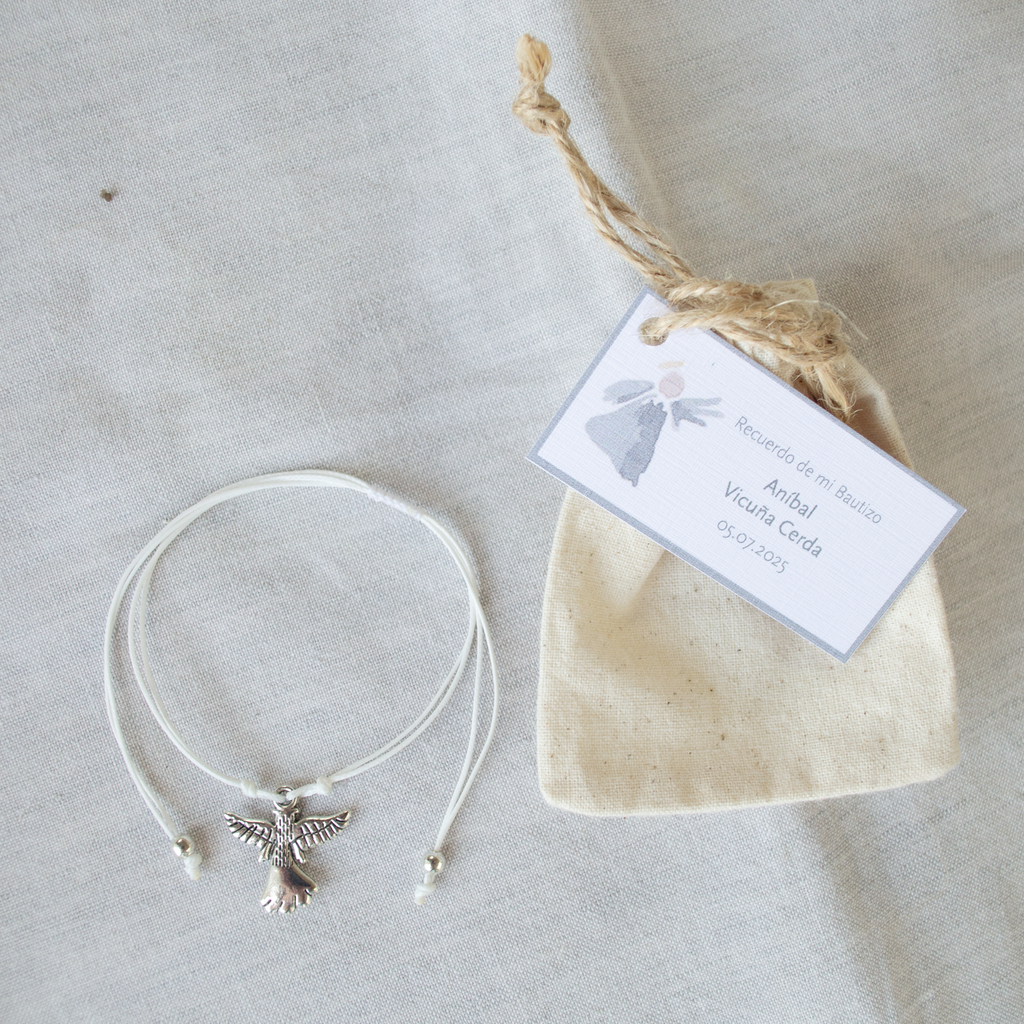 Pulseras - Colección Angelito Gris