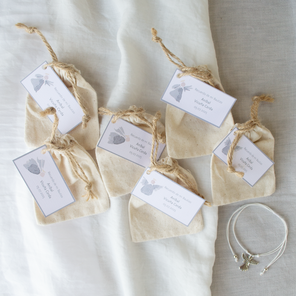 Pulseras - Colección Angelito Gris