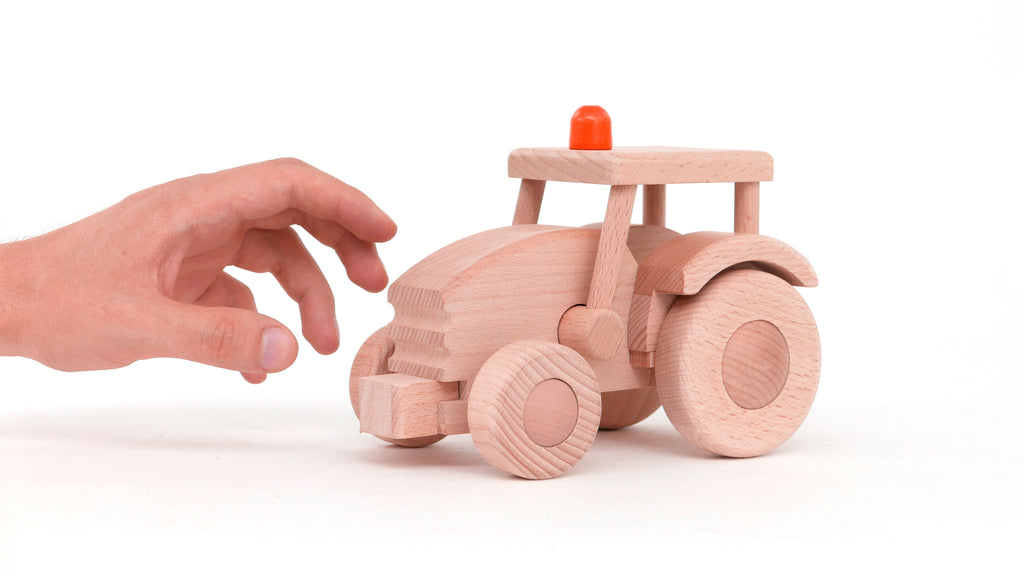 Tractor de Madera para Armar DIY | BAJO WOODEN TOYS