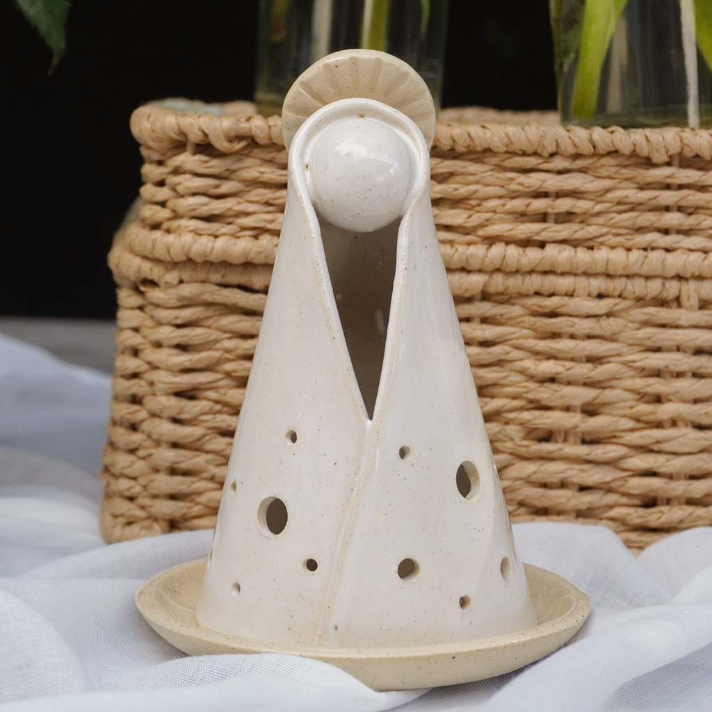 Altar Virgen Decorativo de Cerámica Gres - PREVENTA 30/09