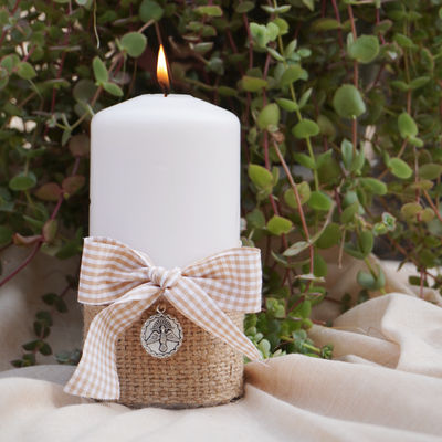 Cirio Bautismal - Vichy Beige