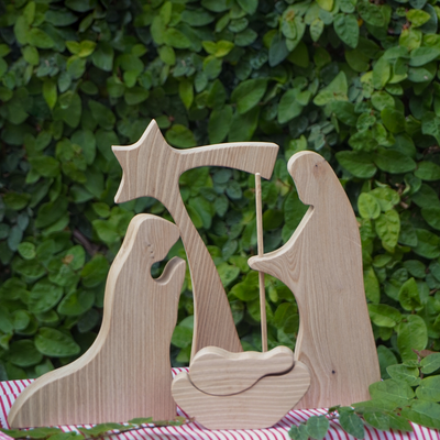 Navidad - Pesebre Madera Nativa