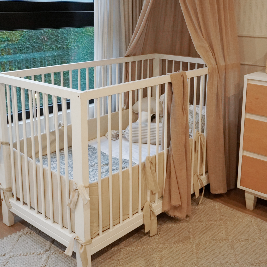 Protector de Bordes Cuna 140x70 / Beige