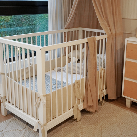 Protector de Bordes Cuna 140x70 / Beige