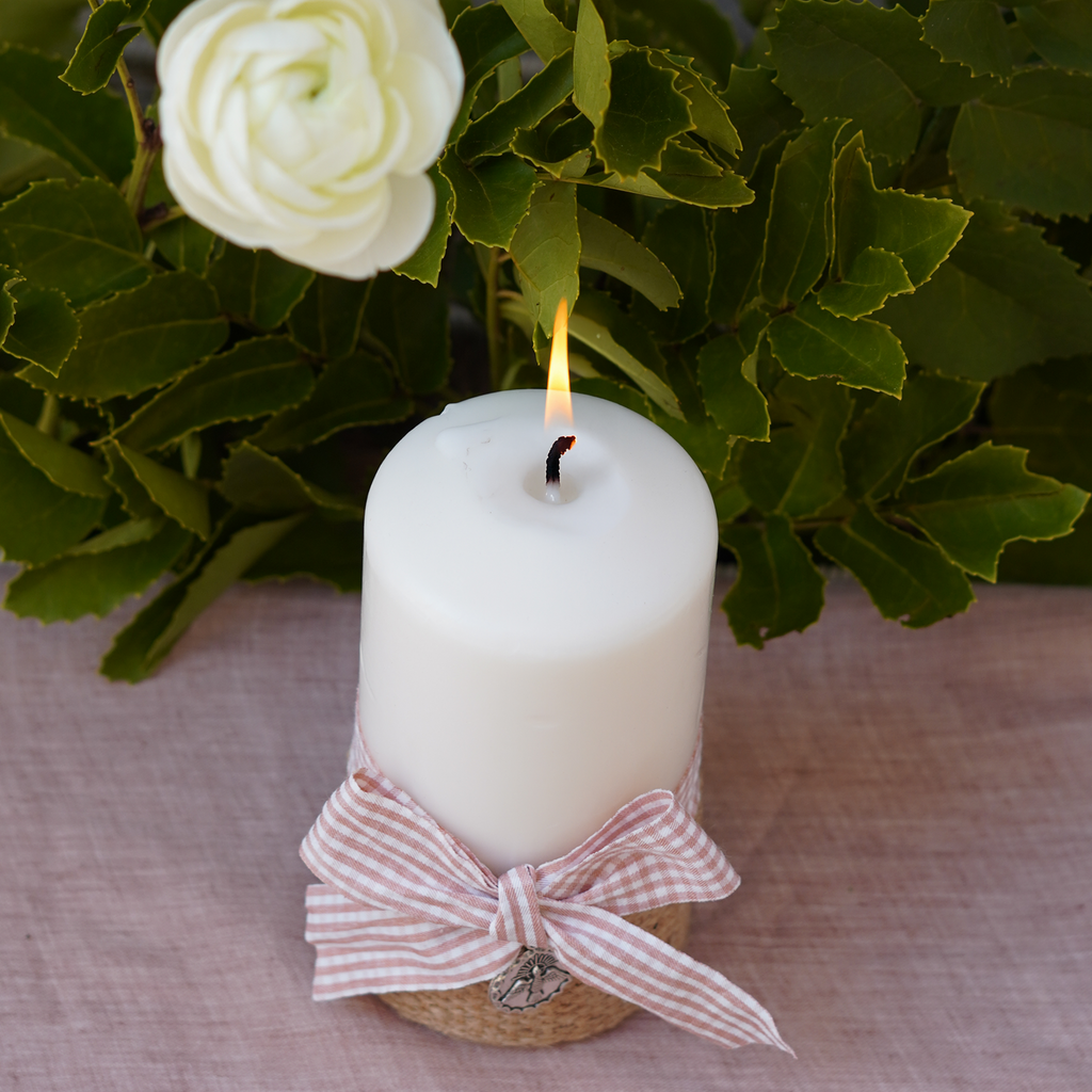 Cirio Bautismal - Vichy Rosa Viejo