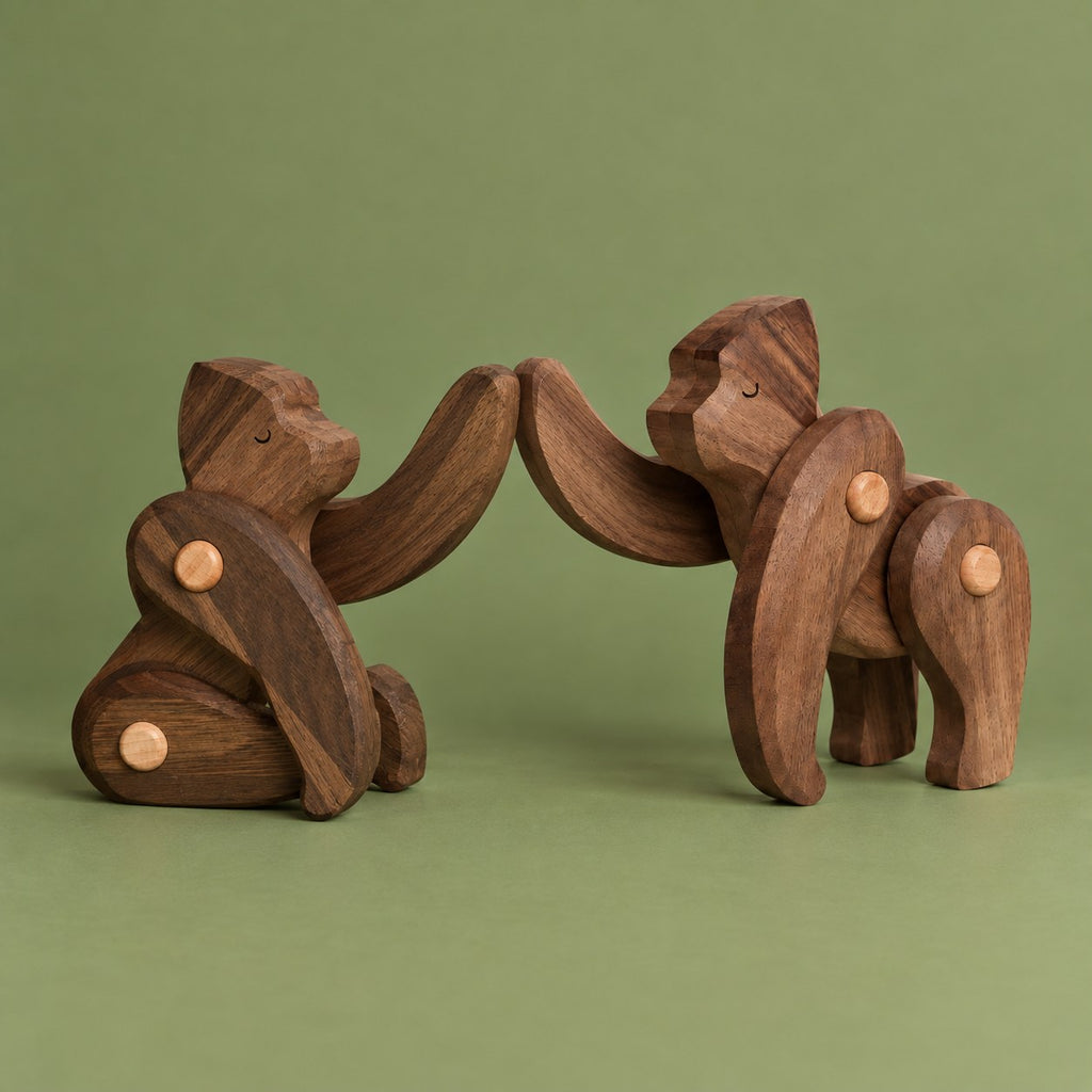 Colección Animales Articulados: Gorila | BAJO WOODEN TOYS