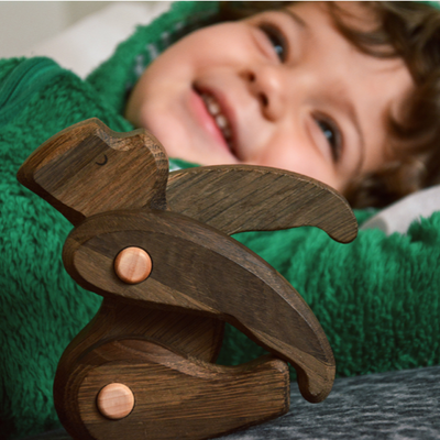 Colección Animales Articulados: Gorila | BAJO WOODEN TOYS