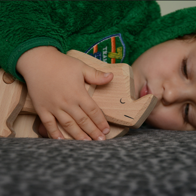 Colección Animales Articulados: Rinoceronte | BAJO WOODEN TOYS