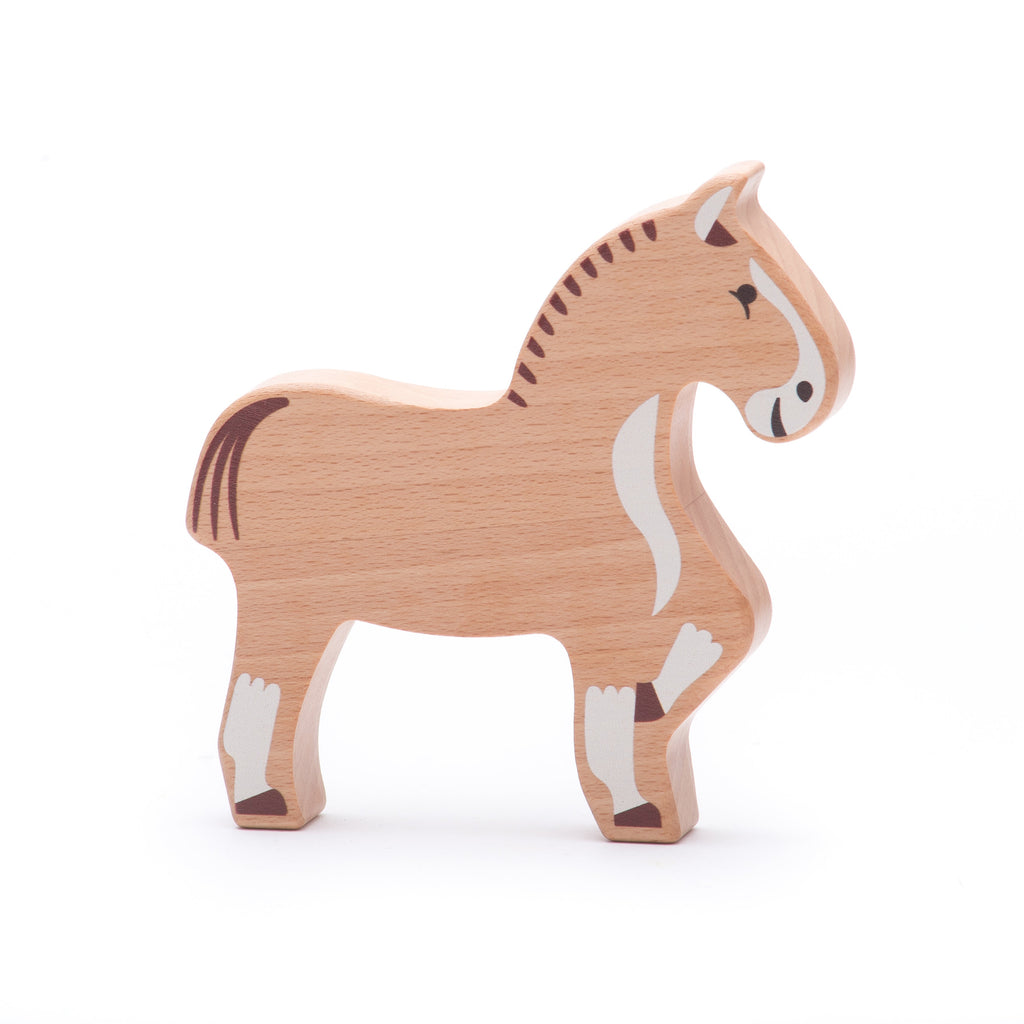 Set de Animales de Granja de Madera - 14 Figuras | BAJO WOODEN TOYS
