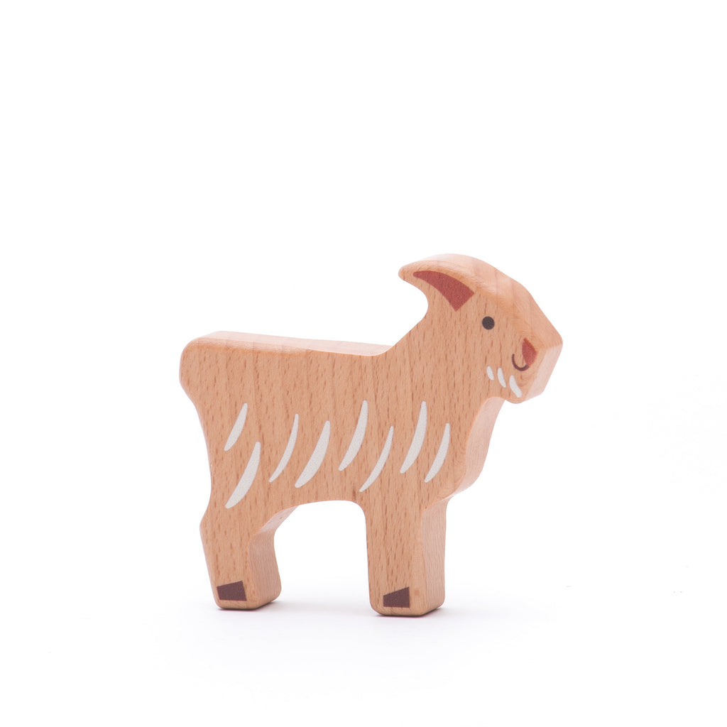 Set de Animales de Granja de Madera - 14 Figuras | BAJO WOODEN TOYS