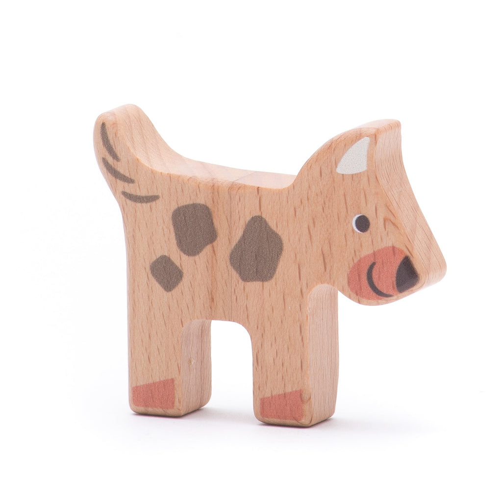 Set de Animales de Granja de Madera - 14 Figuras | BAJO WOODEN TOYS