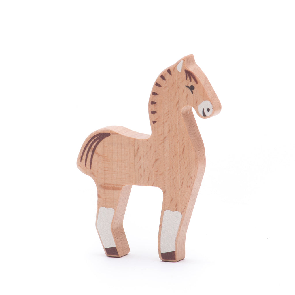 Set de Animales de Granja de Madera - 14 Figuras | BAJO WOODEN TOYS