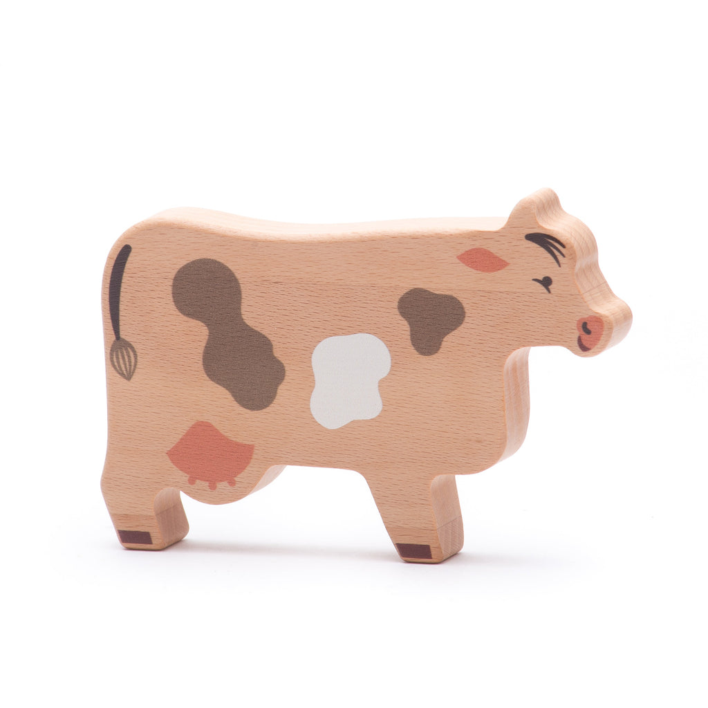 Set de Animales de Granja de Madera - 14 Figuras | BAJO WOODEN TOYS