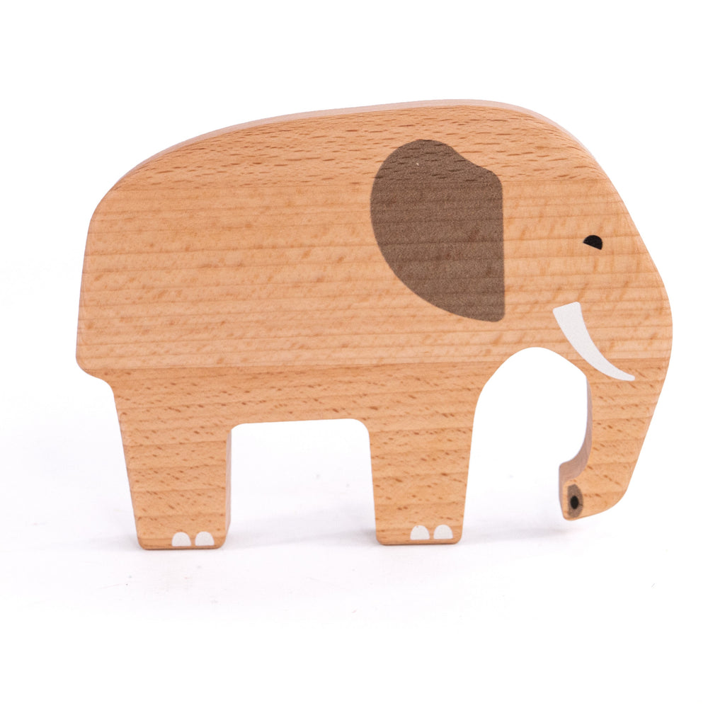 Set de Animales Salvajes de Madera - 11 Figuras | BAJO WOODEN TOYS