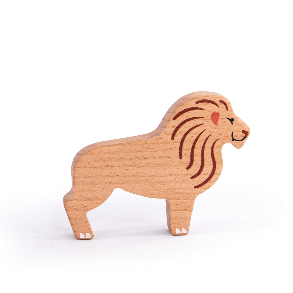 Set de Animales Salvajes de Madera - 11 Figuras | BAJO WOODEN TOYS