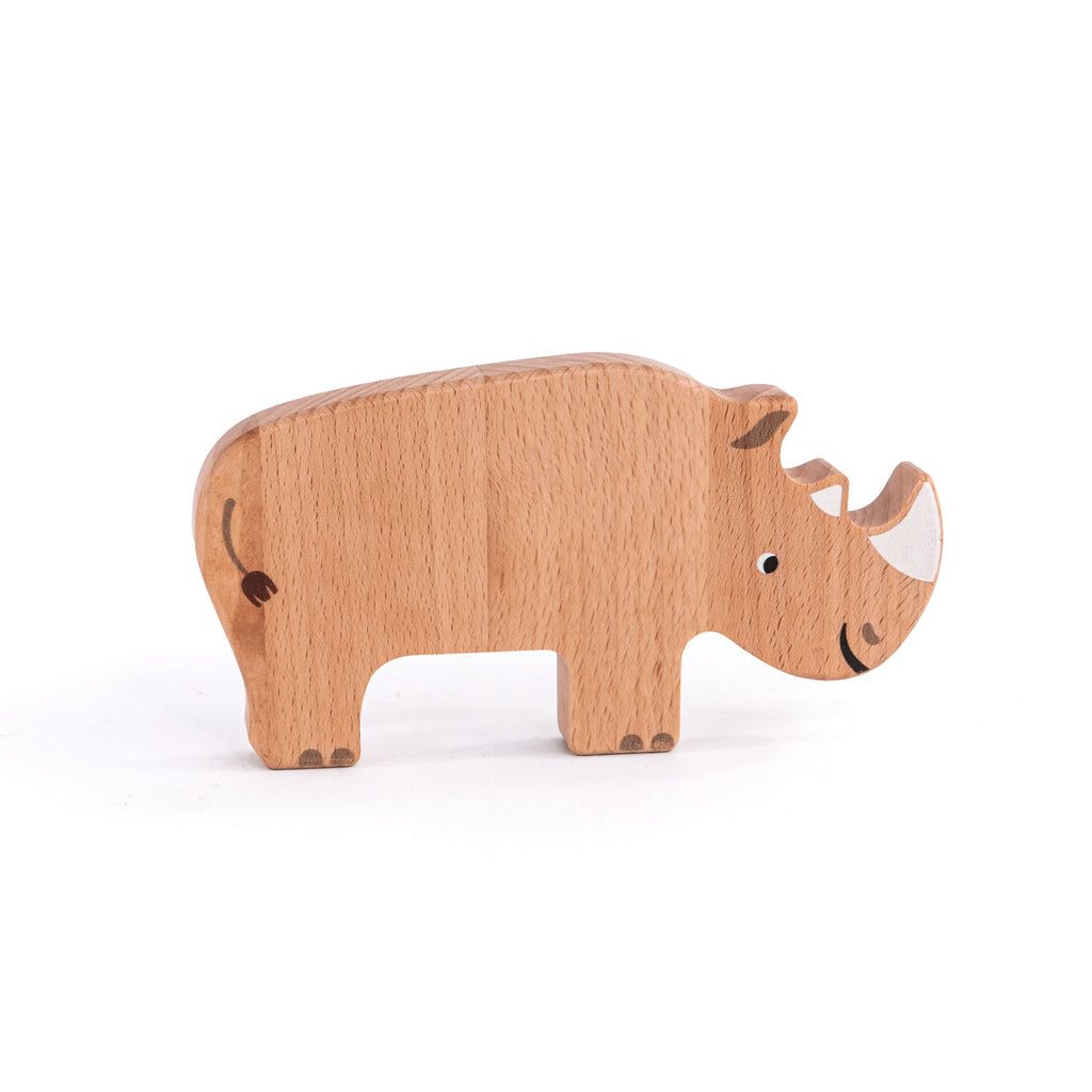 Set de Animales Salvajes de Madera - 11 Figuras | BAJO WOODEN TOYS