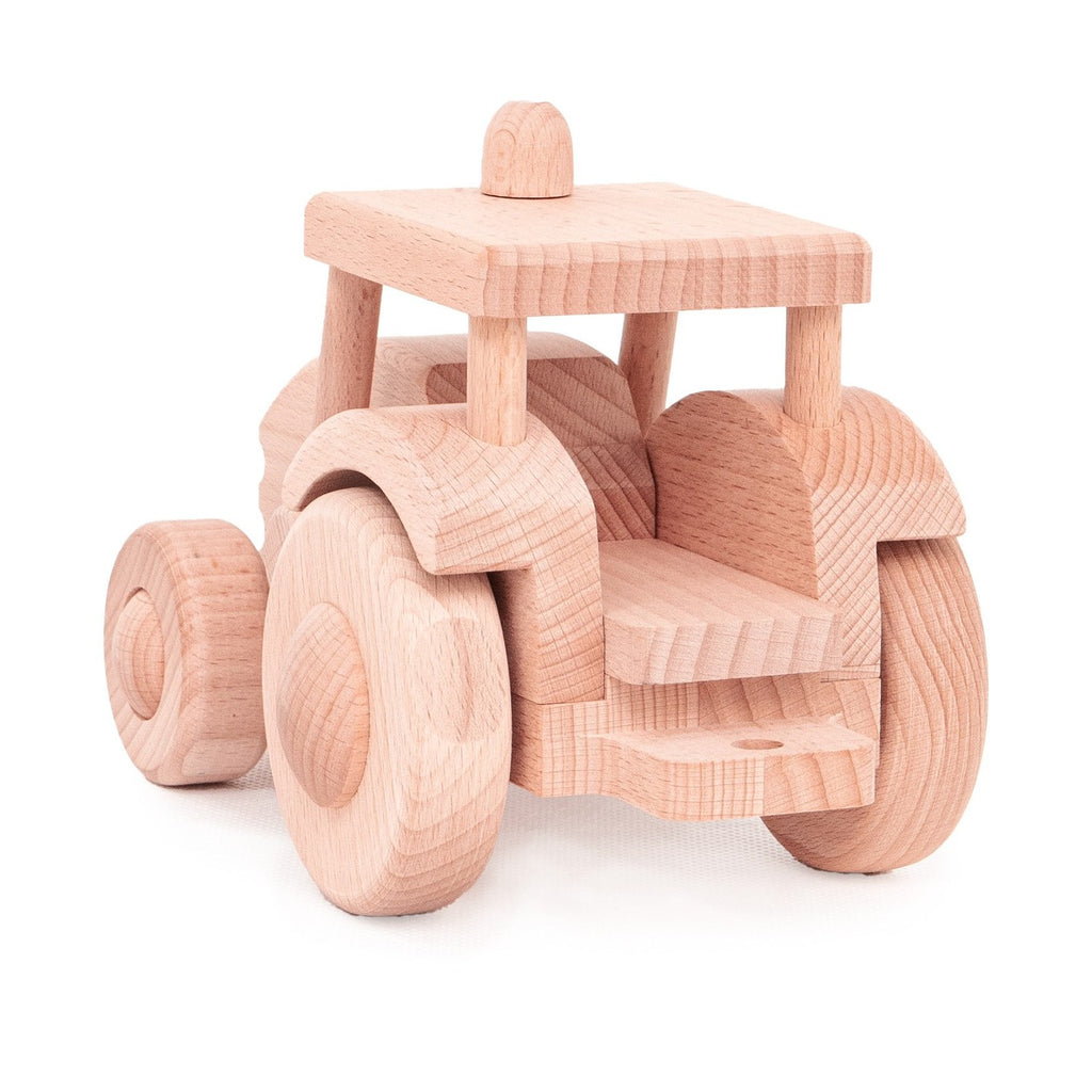 Tractor de Madera para Armar DIY | BAJO WOODEN TOYS