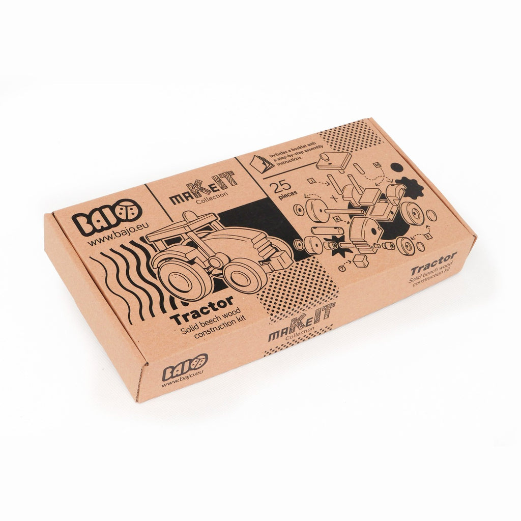 Tractor de Madera para Armar DIY | BAJO WOODEN TOYS
