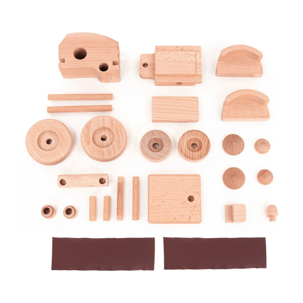 Tractor de Madera para Armar DIY | BAJO WOODEN TOYS
