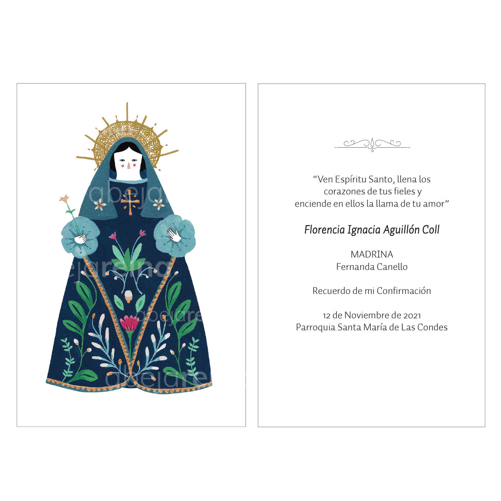Santitos Ilustradoras / Tierra Natal / Virgen del Huerto